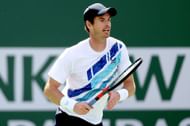 Andy Murray at the 2022 BNP Paribas Open.